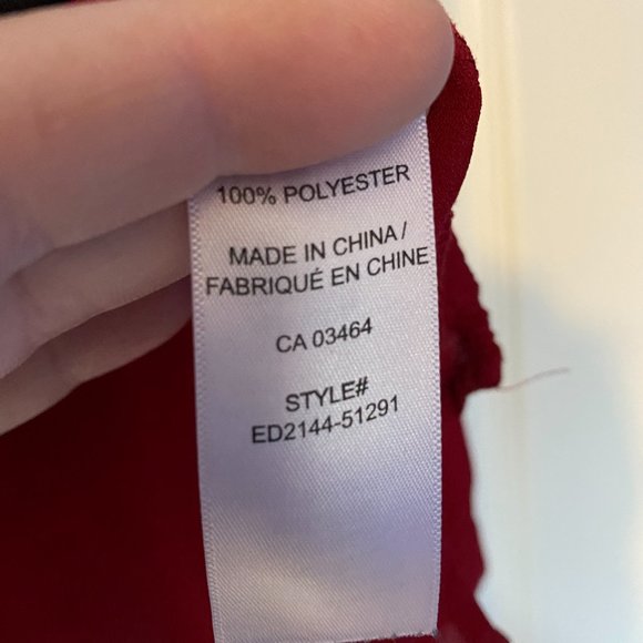 Sheer Deep V Neck Blouse - Picture 8 of 9